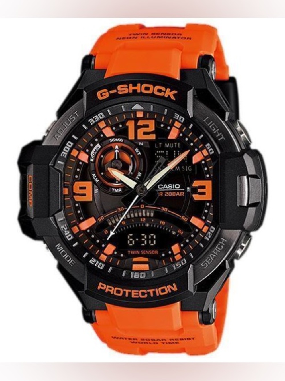 Casio G-Shock Gravitymaster GA-1000-4A watch ORANGE BLACK